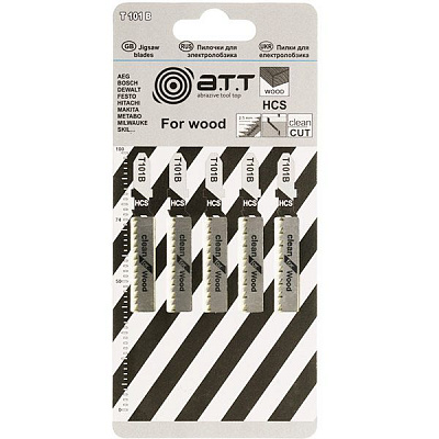 Пилочка для электролобзика A.T.T. T101B 5 шт. 885003