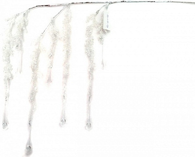 Декорація новорічна гілка кришталева 70 см EYC20150