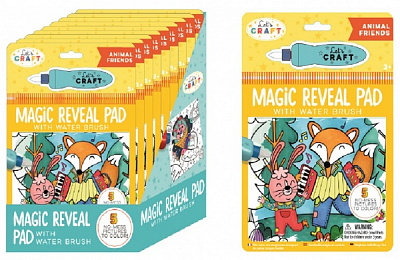 Розмальовка водяна LETS CRAFT Магічні перетворення_Друзі-тварини MRP001