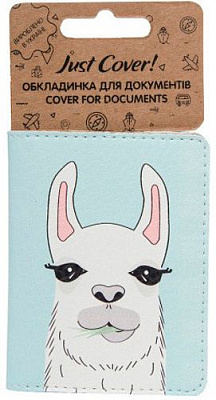 Обложка для документов Лама 