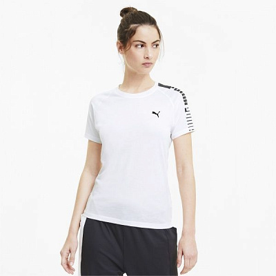 Футболка Puma Train Logo Raglan Tee 51949403 L белый