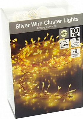 Электрогирлянда AX8720860 встроенный светодиод (LED) 100 ламп 1,5 м 