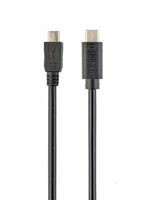 Кабель Cablexpert 3 м чорний (CCP-USB2-mBMCM-10) USB 2.0 Micro BM-тато/C-тато