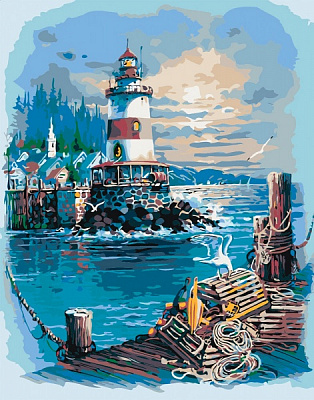 Картина за номерами Тиха гавань 2 Ідейка