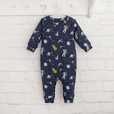 Чоловічок для хлопчика Blanka Космос р.80-86 синій 110511