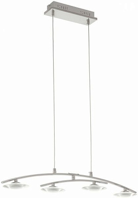 Люстра світлодіодна Eglo Calogero LED 4x3 Вт матовий нікель 75148