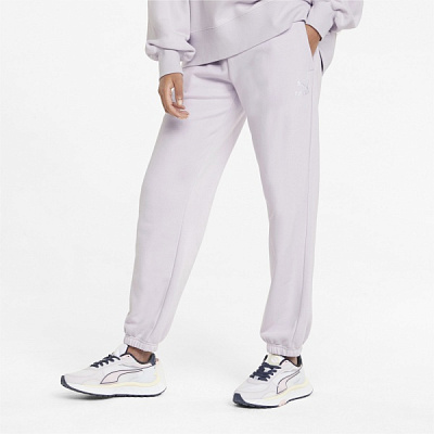 Брюки Puma Classics Relaxed Pants 53506317 р. L светло-фиолетовый