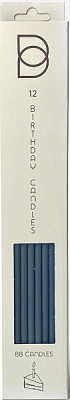 Свечи для торта BB CANDLES rain cloud 25 см 12 шт.
