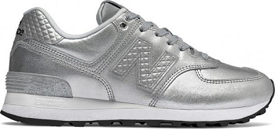 Кроссовки New Balance WL574NRI р.8,5 серебристый