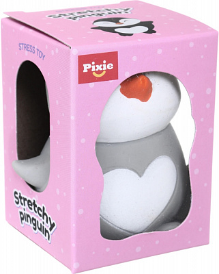 Іграшка-антистрес PIXIE стретч пінгвін 148 г 66x58x78 мм в асорт. CKS-10734
