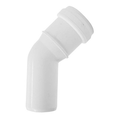 Коліно каналізаційне внутрішнє Європласт 32 мм 45°