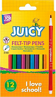 Фломастери Juicy 12 кольорів CF15212 Cool For School