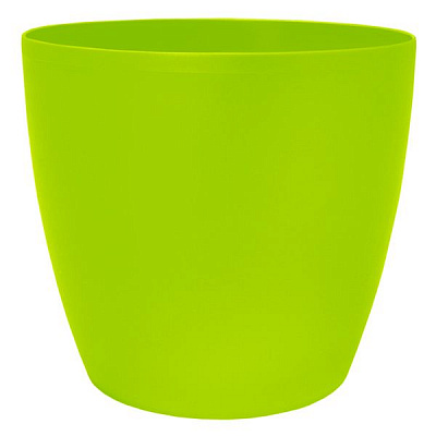 Горшок пластиковый Алеана Матильда круглый 0,9л салатовый (114092) 