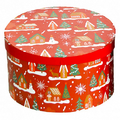 Коробка подарочная Избушки 19х10.8 см 2110230903