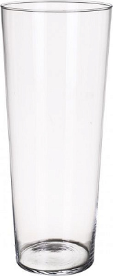 Ваза M h-40 см d-16,5 см 17-8180 прозрачная Wrzesniak Glassworks
