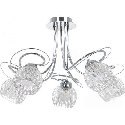 Люстра Accento Lighting Marseille ALPL-PL39206-5 5x40 Вт E14 хром