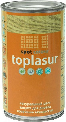 Лазурь Spot Colour Toplasur №1 полуглянец калужница 0.4 л