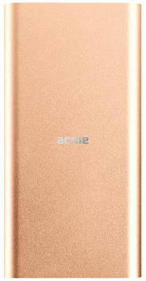 Зовнішній акумулятор (Powerbank) Acme 10000 mAh gold (4770070879351)