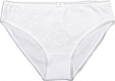 Трусики для девочек слипы Габби Делюкс р.128 белый с принтом 11996 