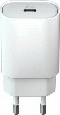 Зарядний пристрій Forever 1X TYPE-C PD (18W) білий