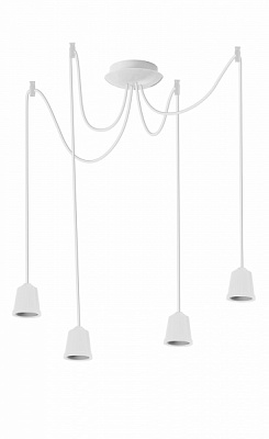 Підвіс ERKA 424 4x60 Вт E27 білий 424001