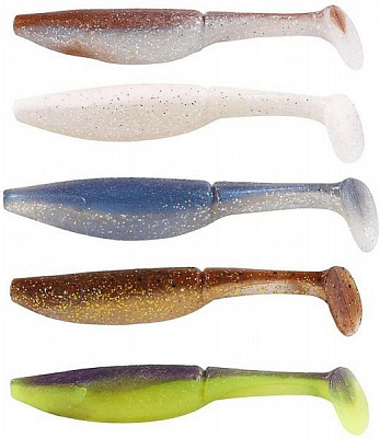 Віброхвіст Balzer 75 мм 5 шт. Shirasu Suki Swimmer Color Mix 2