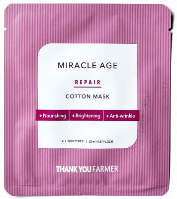 Маска THANK YOU FARMER Miracle Age проти зморшок 25 мл 1 шт.
