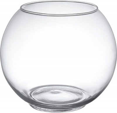 Ваза стеклянная прозрачная Аквариум 20х22 см Wrzesniak Glassworks