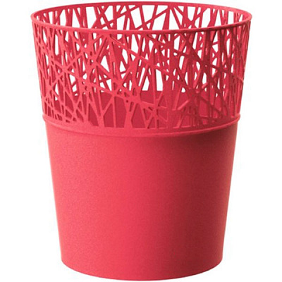 Кашпо пластиковое Prosperplast City круглый 1,4л малиновый (78991-207) 