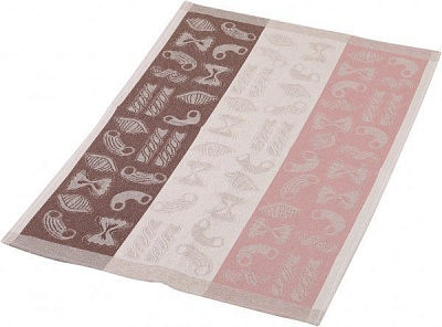 Рушник Паста 1 46x70 см Білоруський льон рожевий