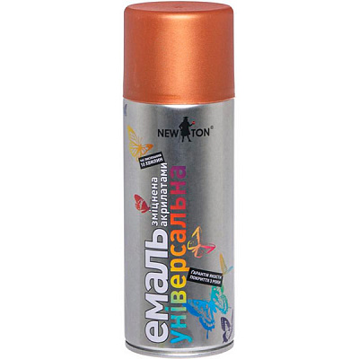 Эмаль аэрозольная New Ton универсальная бронза глянец 400 мл