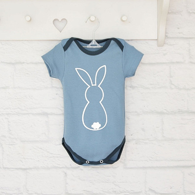 Боді дитяче для хлопчика Blanka Хвостик р.80 синій 12942