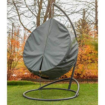 Чехол на кресло-кокон серый одноместный