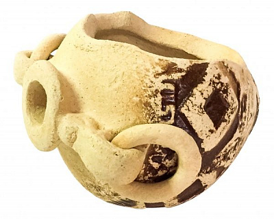 Горшок Амфора София шамот коричневый 