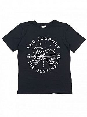 Футболка для мальчиков Luna Kids The journey р.158 черный 0052 