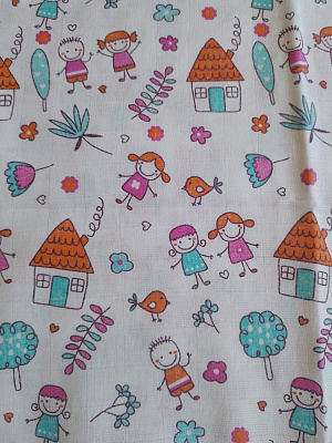 Пелюшки Моя планета муслін К150-10 75x100 см