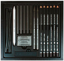 Набор карандашей для рисунка Black Box деревянная упаковка 20 шт Cretacolor