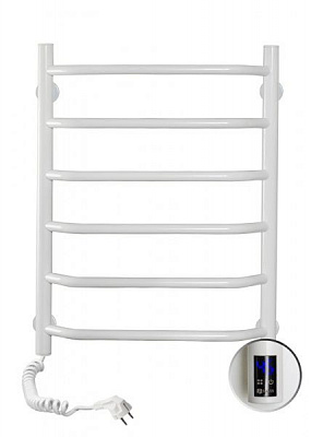 Полотенцесушитель электрический NAVIN Блюз 480х600 Sensor левый белый 12-006133-4860