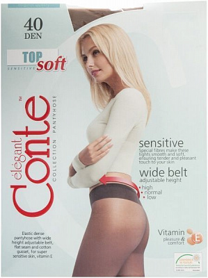 Колготки Conte TOP SOFT 40 den Bronz р. 3 бронзовый 