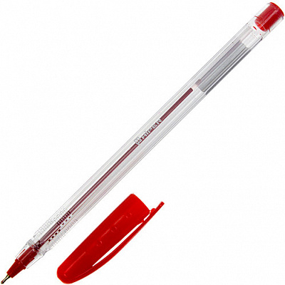 Ручка масляная Hiper Unik HO-530 цвет красный 