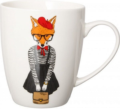 Чашка Модные звери Мисс Лиса 360 мл 21-272-070 Keramia