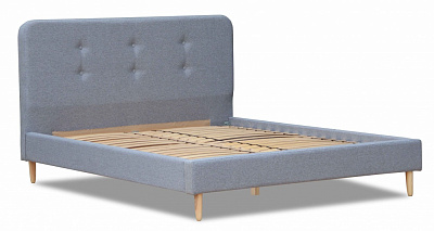 Кровать Берегиня Аврора 160x200 см бежевый/серый