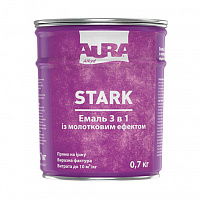 Эмаль Aura Stark 3 в 1 с молотковым эффектом Темно-коричневый глянец 2,2 кг