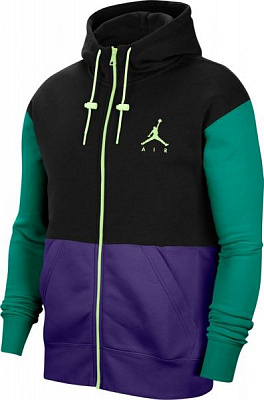 Джемпер Nike M J JUMPMAN AIR FLEECE FZ CK6679-011 р. M черный