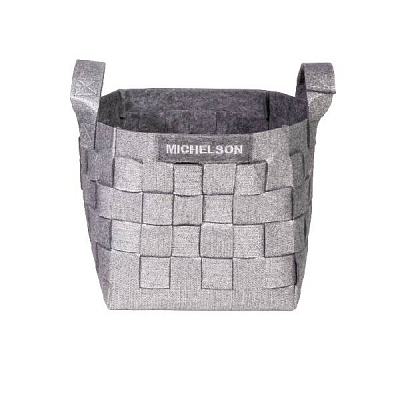 Кошик лукошко квадрат 30х30 см металік Michelson