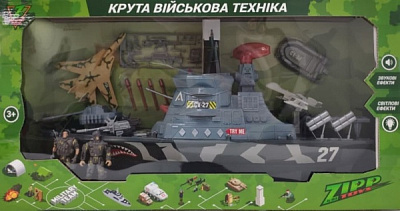 Човен ZIPP Toys Z military team Війсковий корабель 532.00.59
