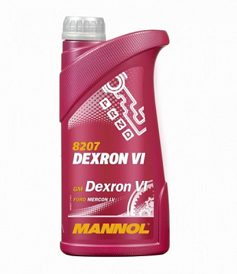 Масло трансмиссионное Mannol ATF Dexron Vl MN8207 ATF 1 л (53918)