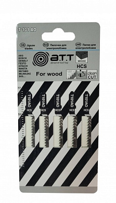 Набор пилочек для электролобзика A.T.T. T101AO 5 шт.