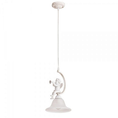 Підвіс Arte Lamp 1x60 Вт E27 білий/золото A1133SP-1WG