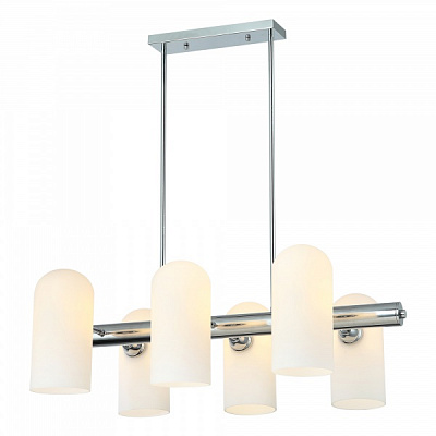 Люстра подвесная Vio Concept by LUCEA Espen 6x40 Вт Е27 хром 80407-04-L06-CR 